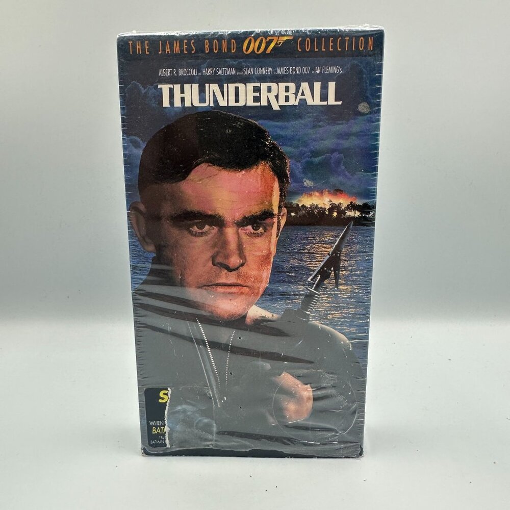 Thunderball VHS James Bond 007 Collection 1986 Sean Connery MGM